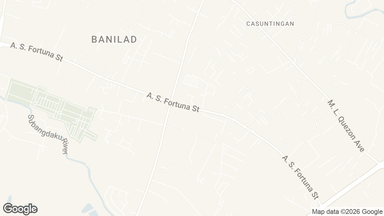 Map of A.S. Fortuna Street, Mandaue City