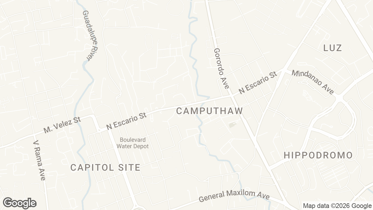 Map of North Escario, Cebu City
