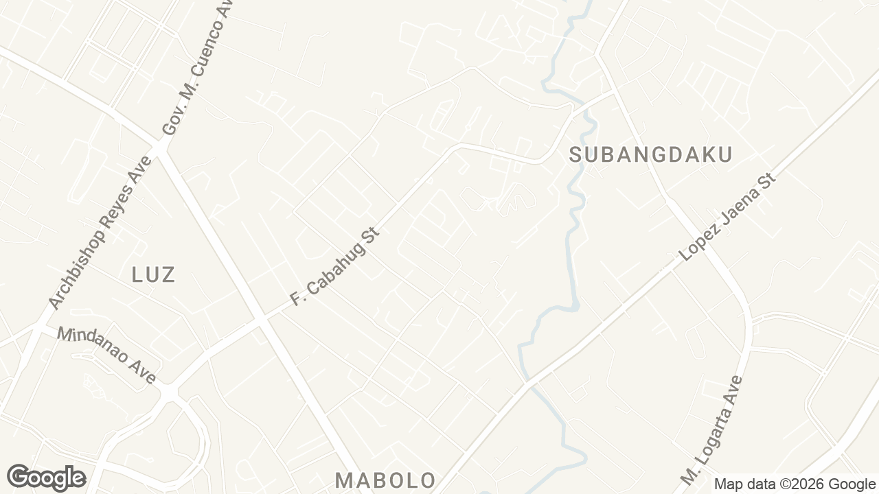 Map of Casals Village, Mabolo, Cebu City