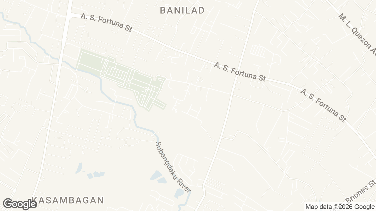 Map of Urban Deca Homes, Hernan Cortes, Mandaue City