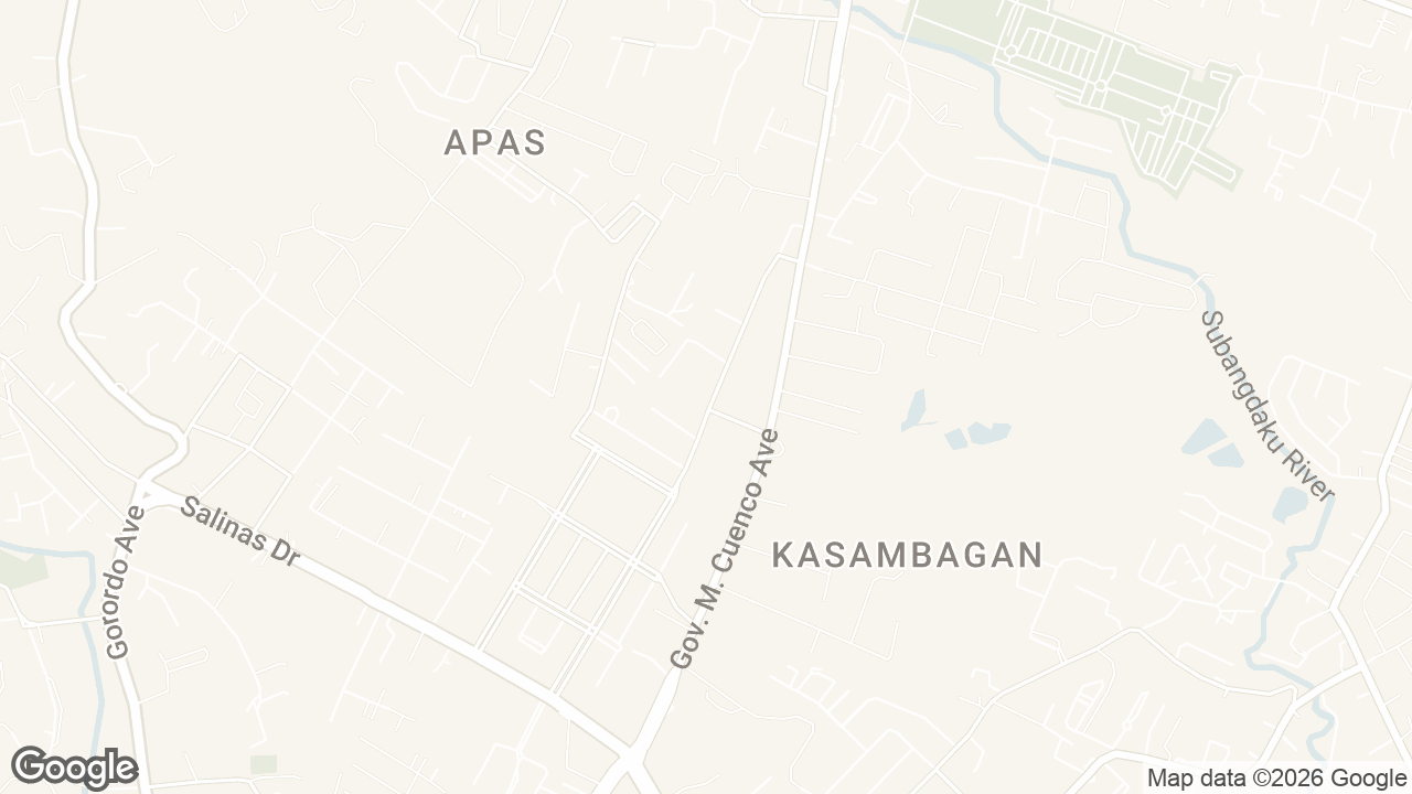 Map of Avida Riala, Cebu IT Park, Cebu City