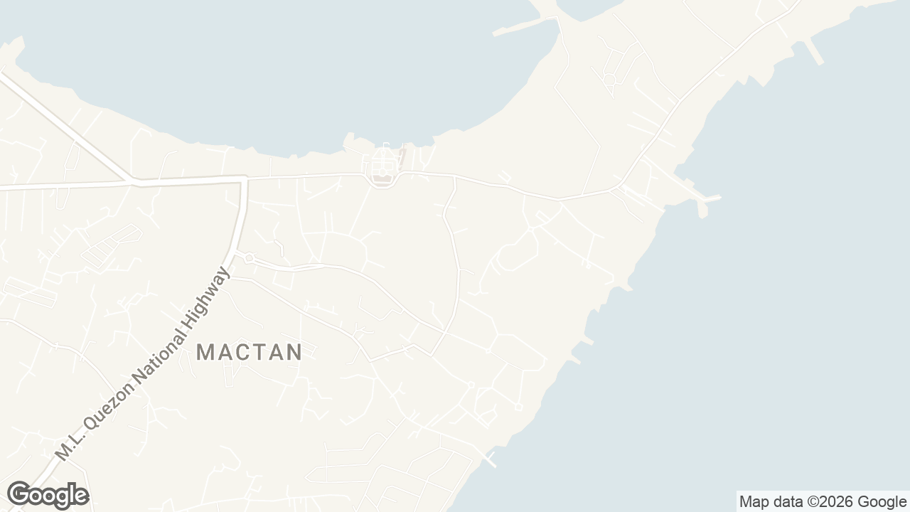 Map of The Mactan Newtown, Lapu-Lapu, Cebu, Philippines, Lapu-Lapu City