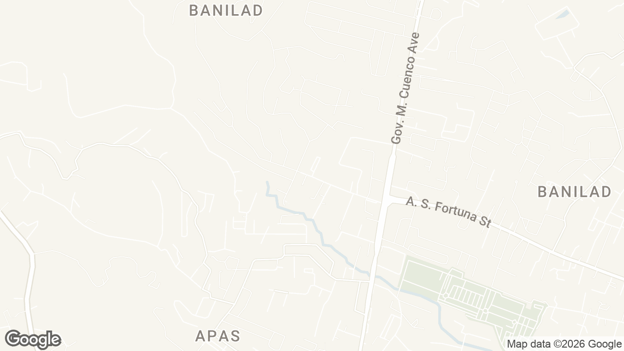 Map of Streetscape Mall, Paseo Saturnino, Cebu City, Cebu, Philippines
