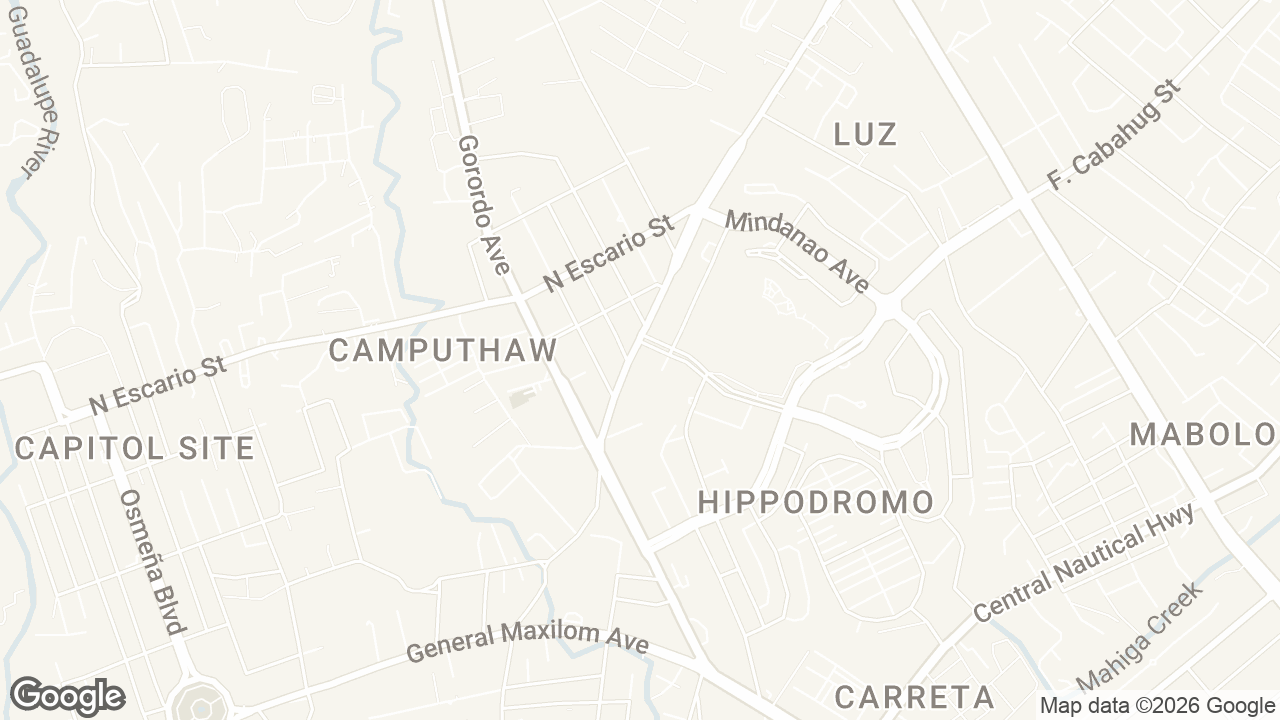 Map of BPI Cebu Corporate Center by Alveo Land, Luzon Avenue, Cebu City, Cebu, Philippines