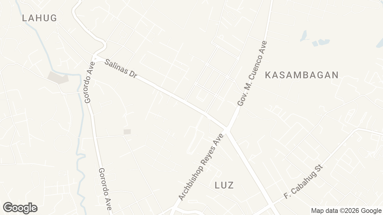 Map of Cebu Exchange Tower, Salinas Drive, Cebu City, Cebu, Philippines