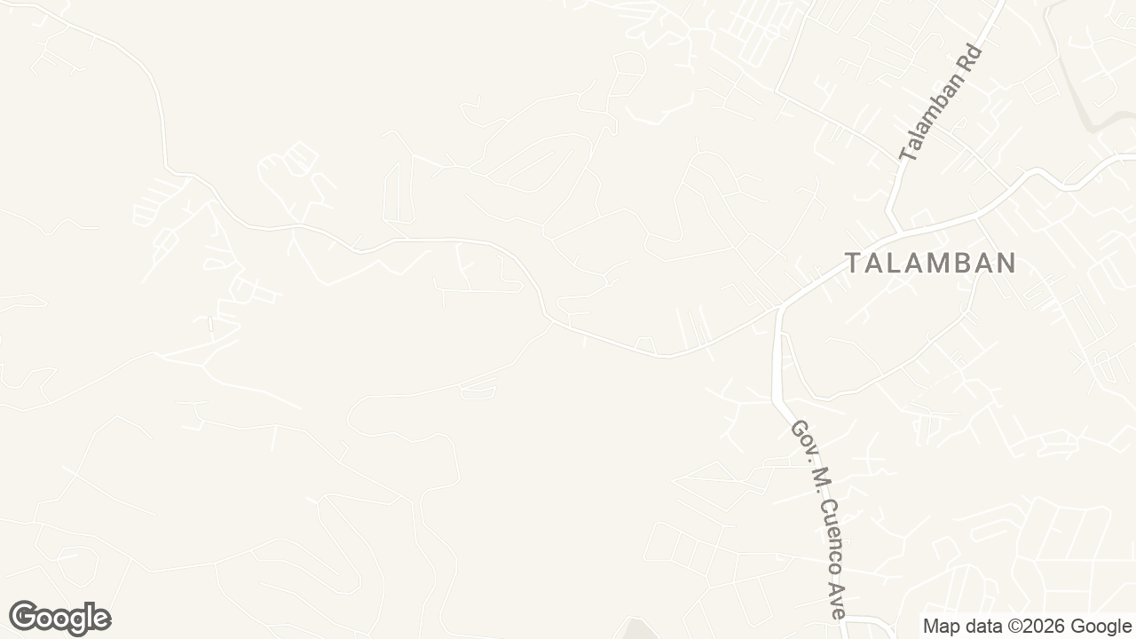 Map of Ridgedale Subdivision, Talamban, Cebu City, Cebu, Philippines