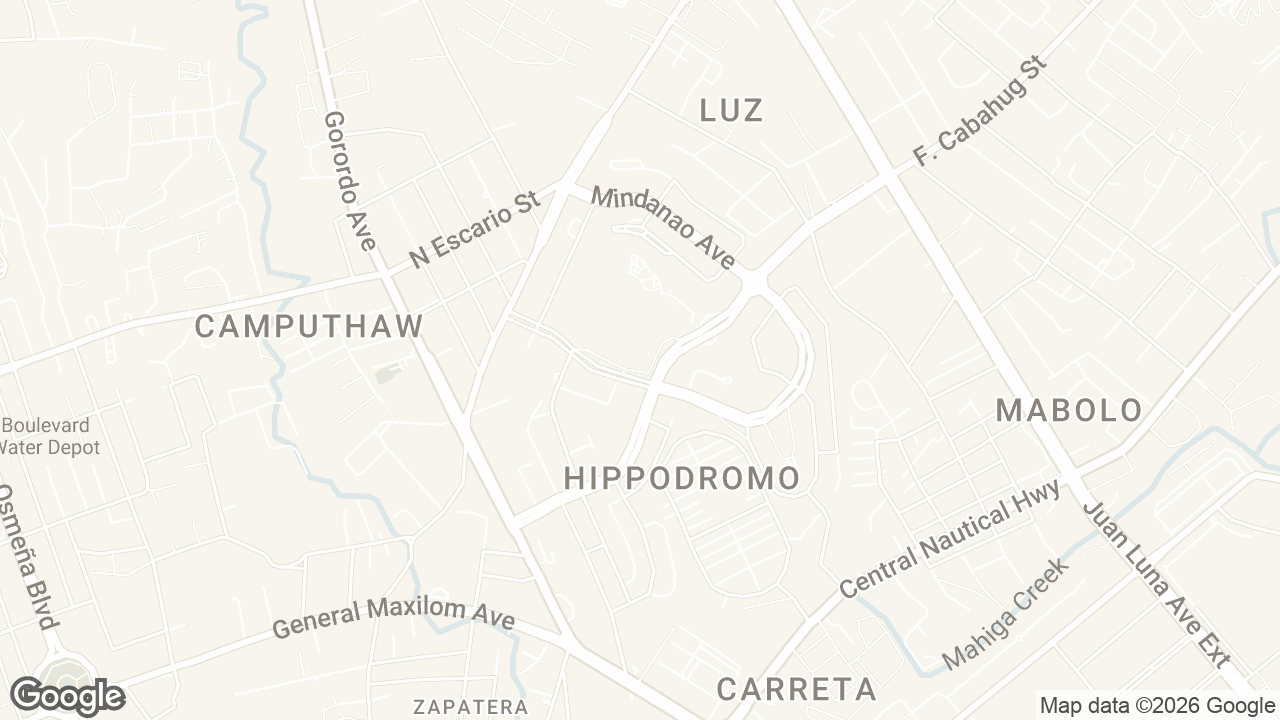 Map of Park Point Residences, Luzon Avenue, Cebu City, Cebu, Philippines