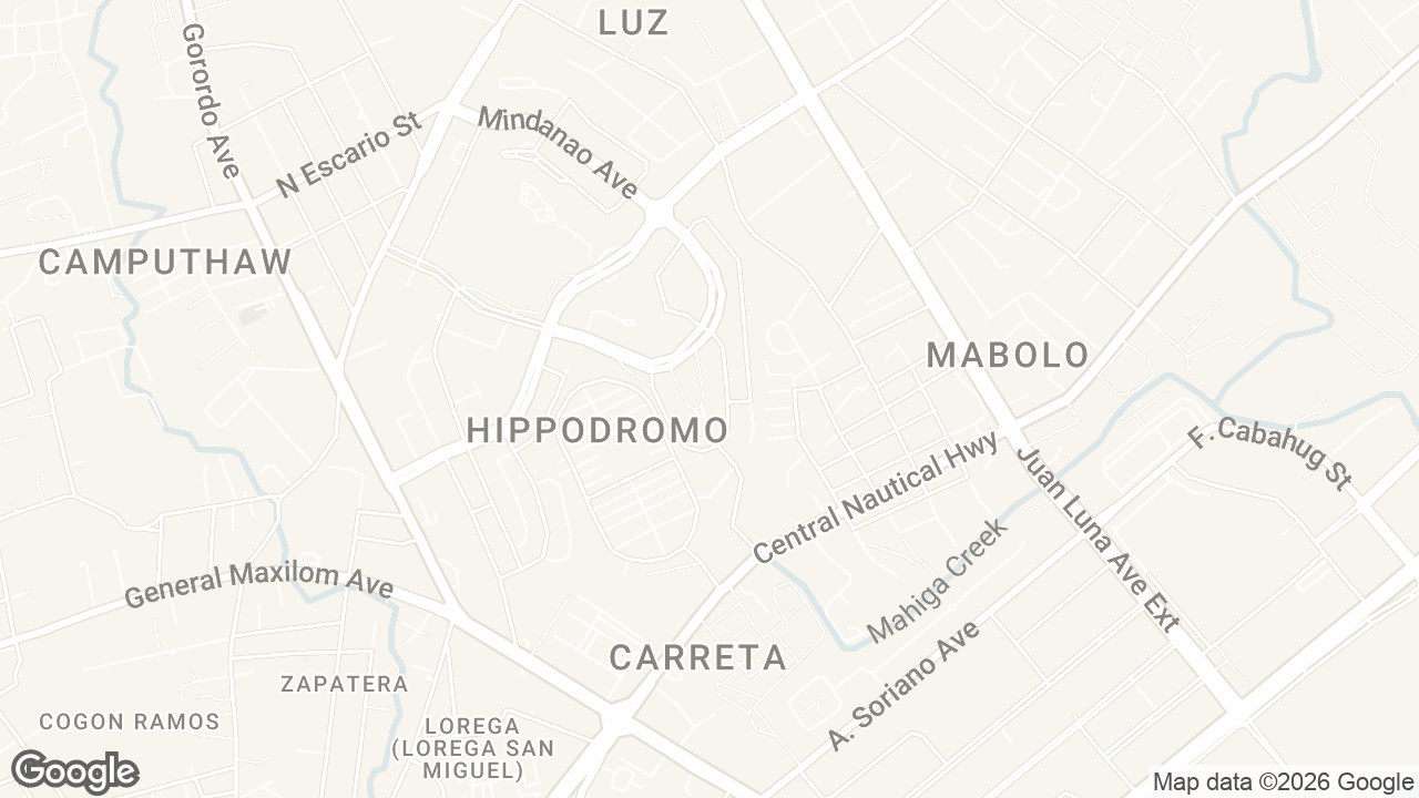Map of Sedona Parc By Alveo, Leyte Loop, Cebu City, Cebu, Philippines