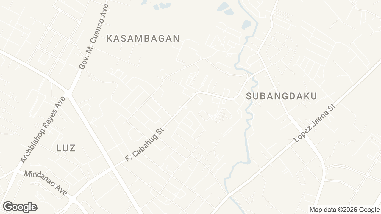 Map of Casals Village, Mabolo, Cebu City, Cebu, Philippines