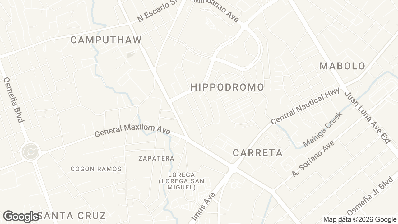Map of Mabuhay Tower Cebu Business Park, Sorsogon Road, Cebu City, Cebu, Philippines