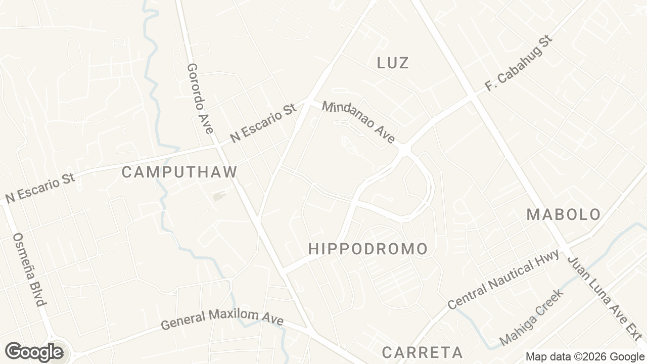 Map of The Alcoves, Luzon Avenue, Cebu City, Cebu, Philippines