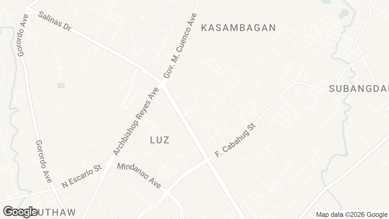 Map of Meridian by AVENIR, Golam Drive, Cebu City, Cebu, Philippines