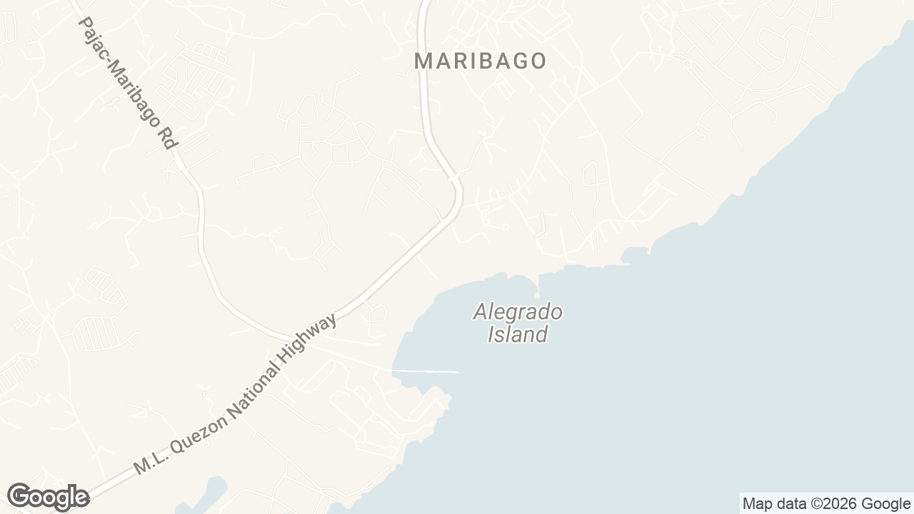 Map of White Sands Subdivision, Maribago, Lapu-Lapu City, Cebu, Philippines